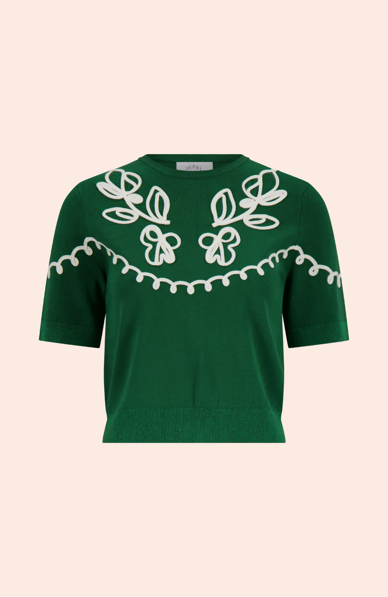 Floral Embroidered Top – Pearl by Lela Rose