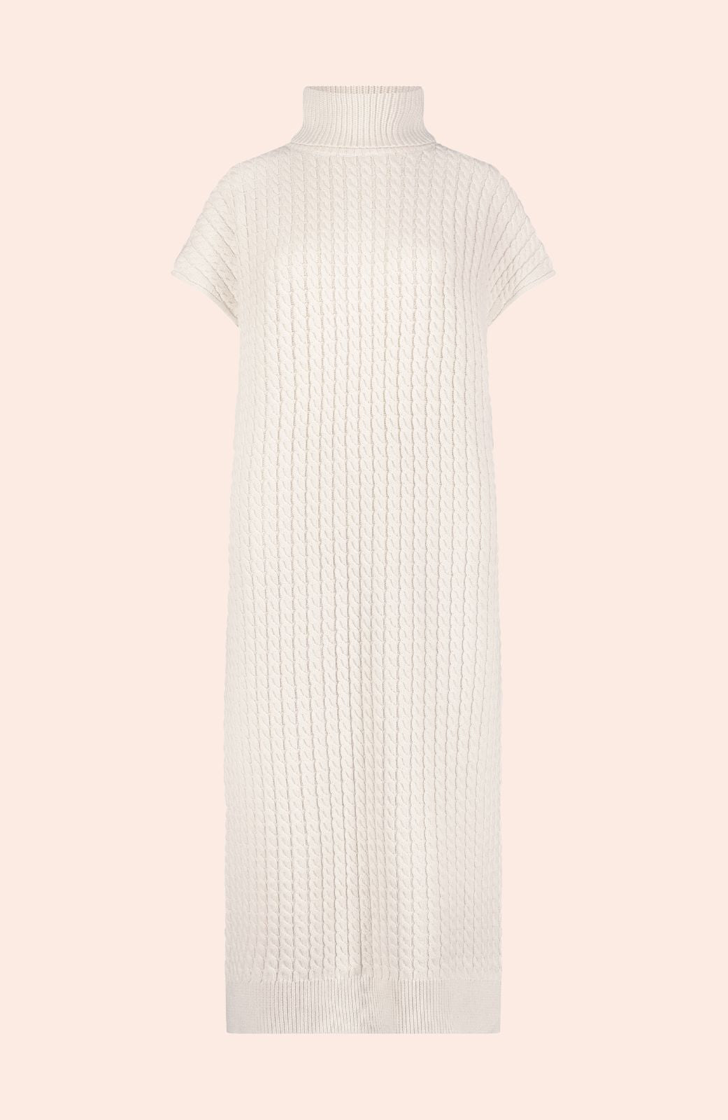 Sleeveless Cable Knit Dress