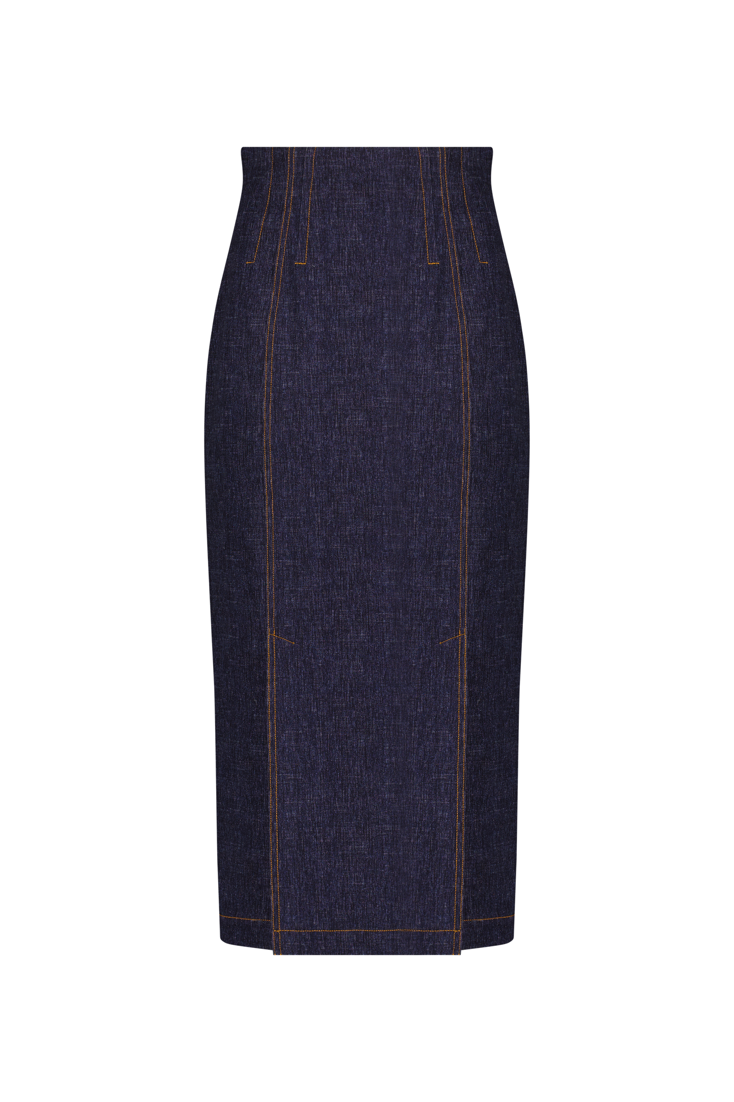 Stretch Denim Pencil Skirt