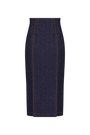 Stretch Denim Pencil Skirt