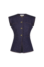Stretch Denim Vest