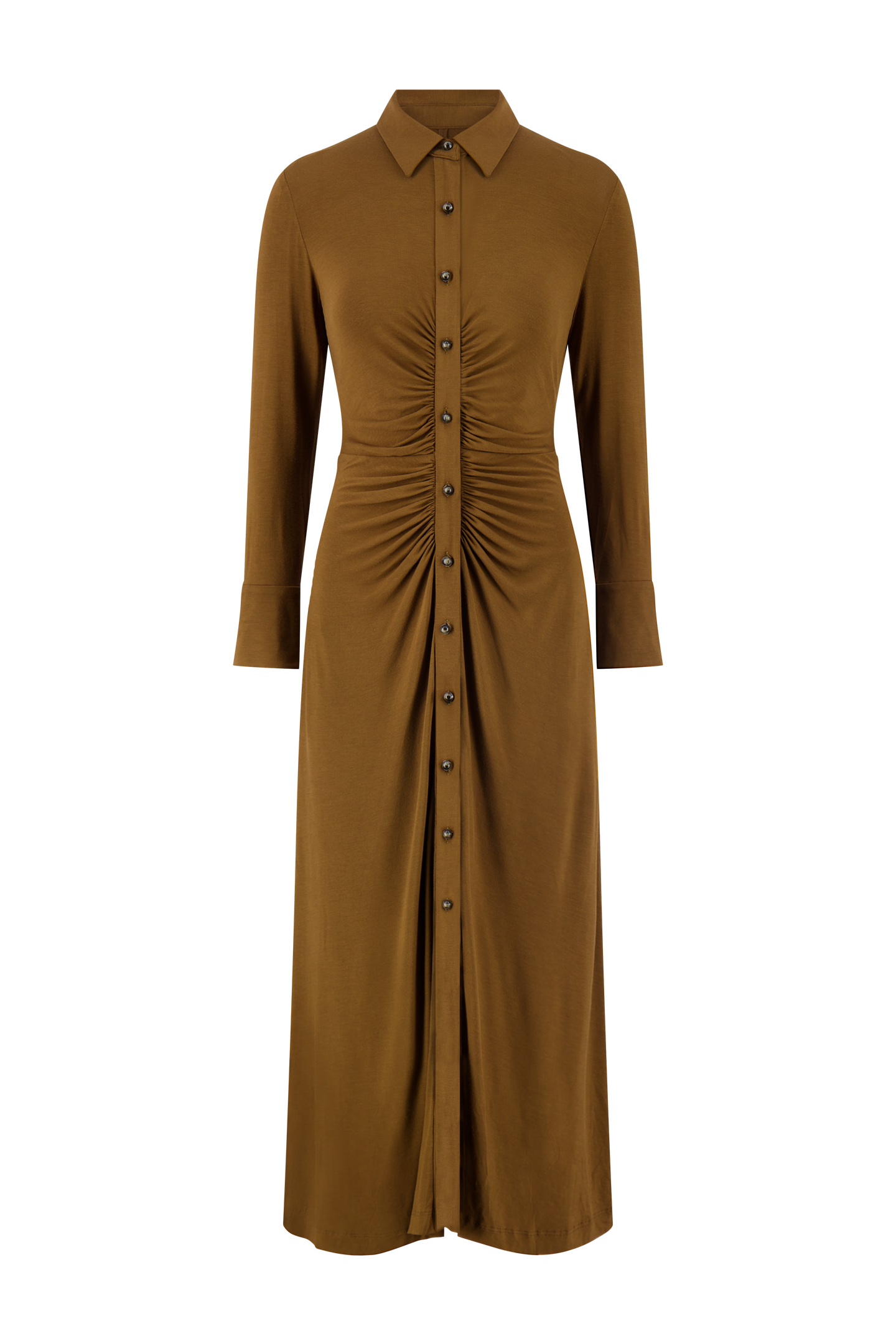 Jersey Shirred Dress