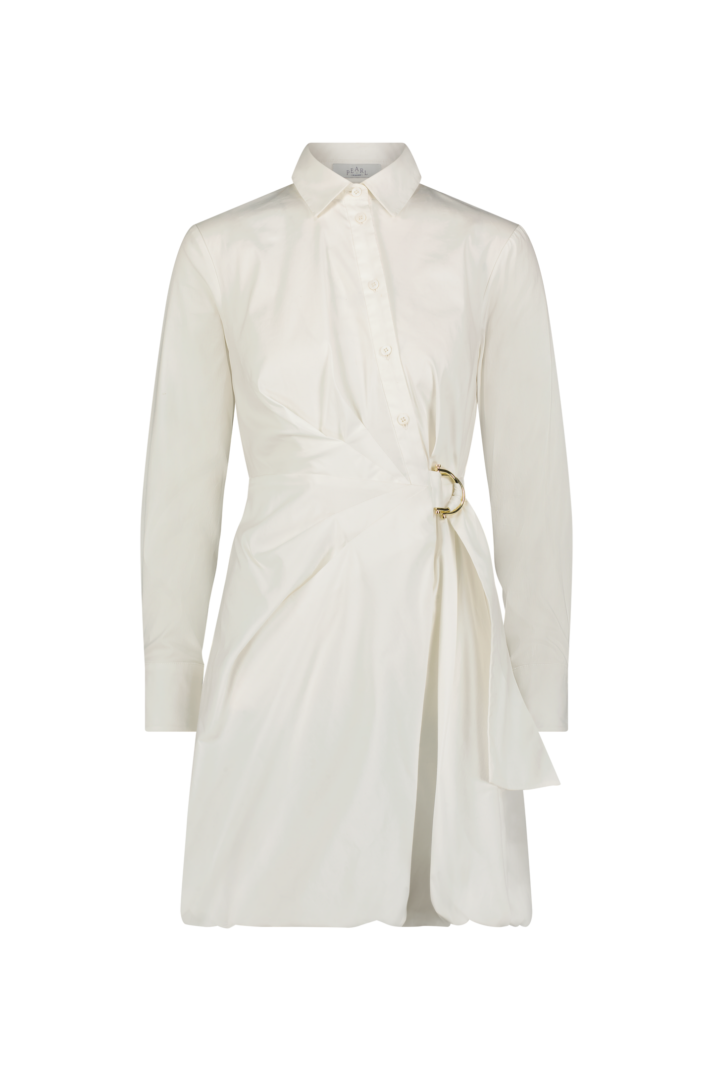 Cotton Poplin Bubble Hem Dress