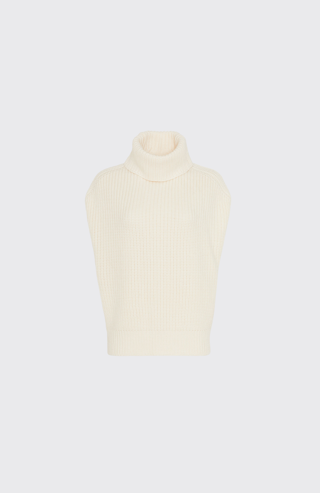 Sleeveless Turtleneck Sweater – Pearl by Lela Rose Sleeveless Turtleneck Sweater – Pearl by Lela Rose