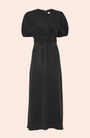 Equestrian Jacquard V-Neck Midi Dress