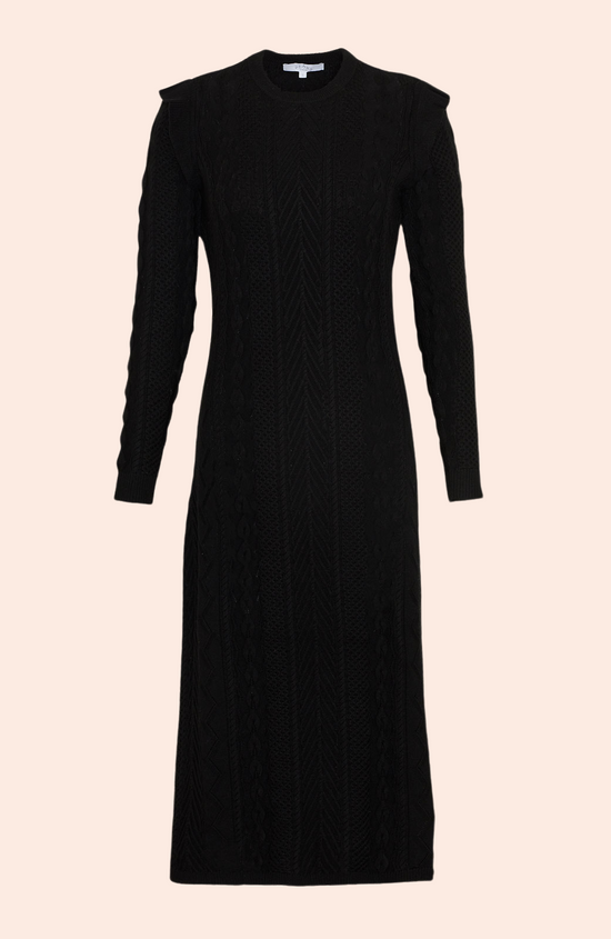 Pointelle Knit Dress