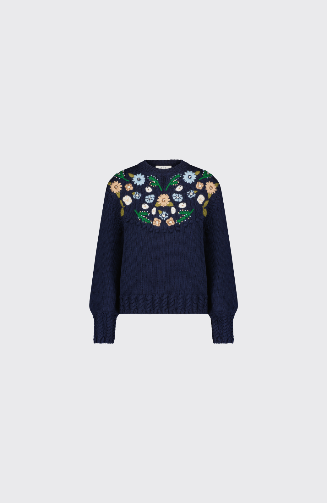 Floral Embroidered Sweater