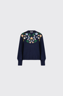 Floral Embroidered Sweater