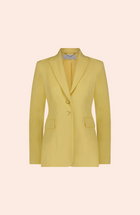 Stretch Cotton Push Up Sleeve Blazer