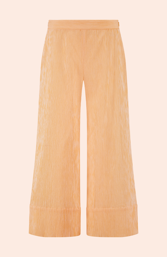 Striped Seersucker Wide Leg Pant