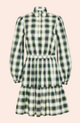 Plaid Poplin Shirt Dress