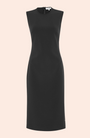 Stretch Crepe Sheath Dress