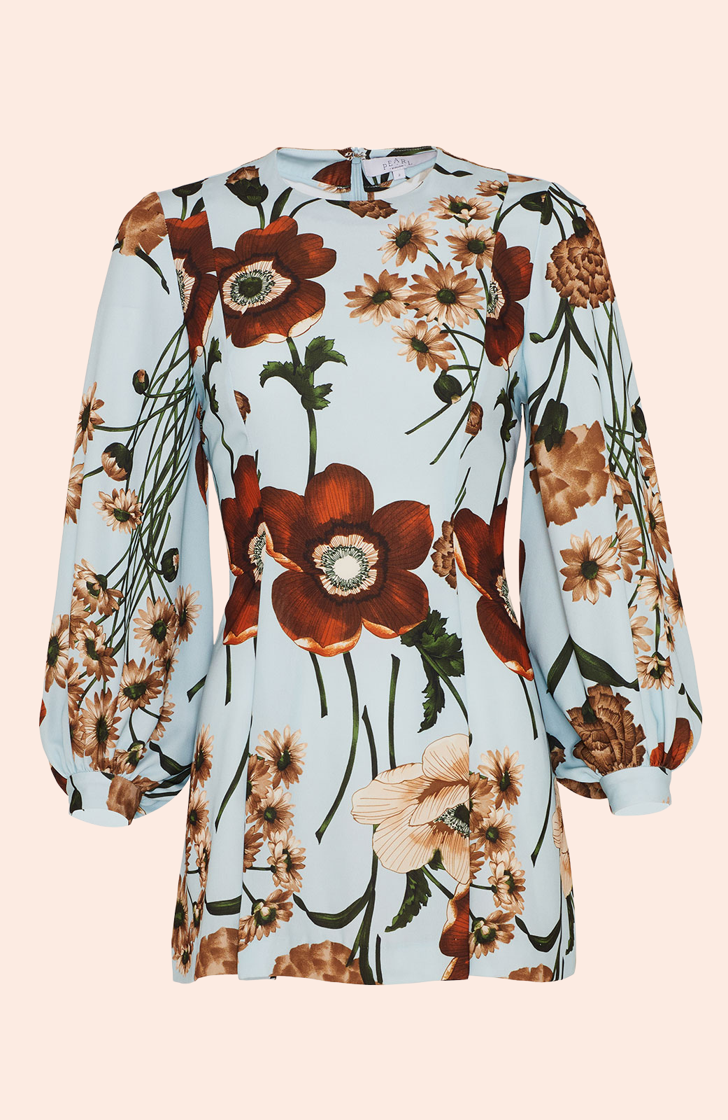 Floral Crepe Full Sleeve Top