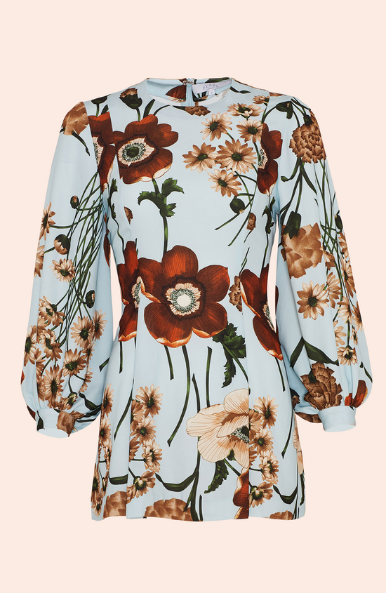 Floral Crepe Full Sleeve Top