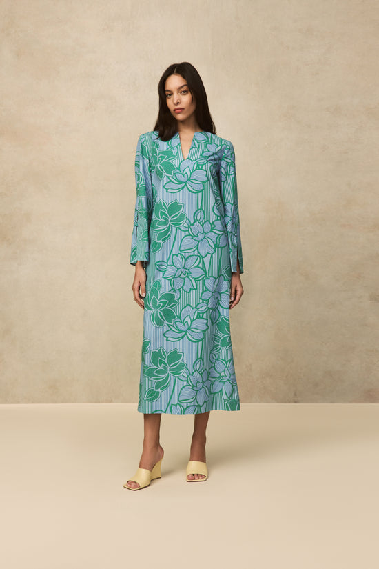 Tropical Cotton Caftan