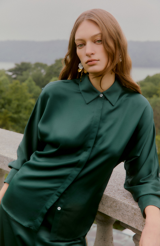 Satin Crepe Shirt