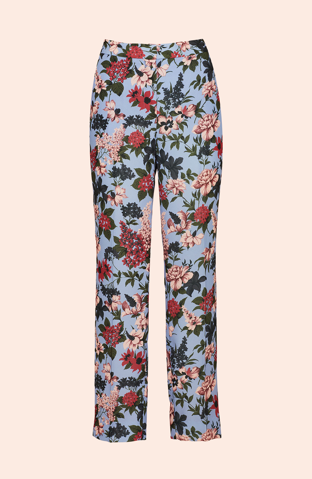 Floral Printed Crepe Erin Pant