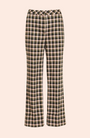 Woven Plaid Cuffed Pant