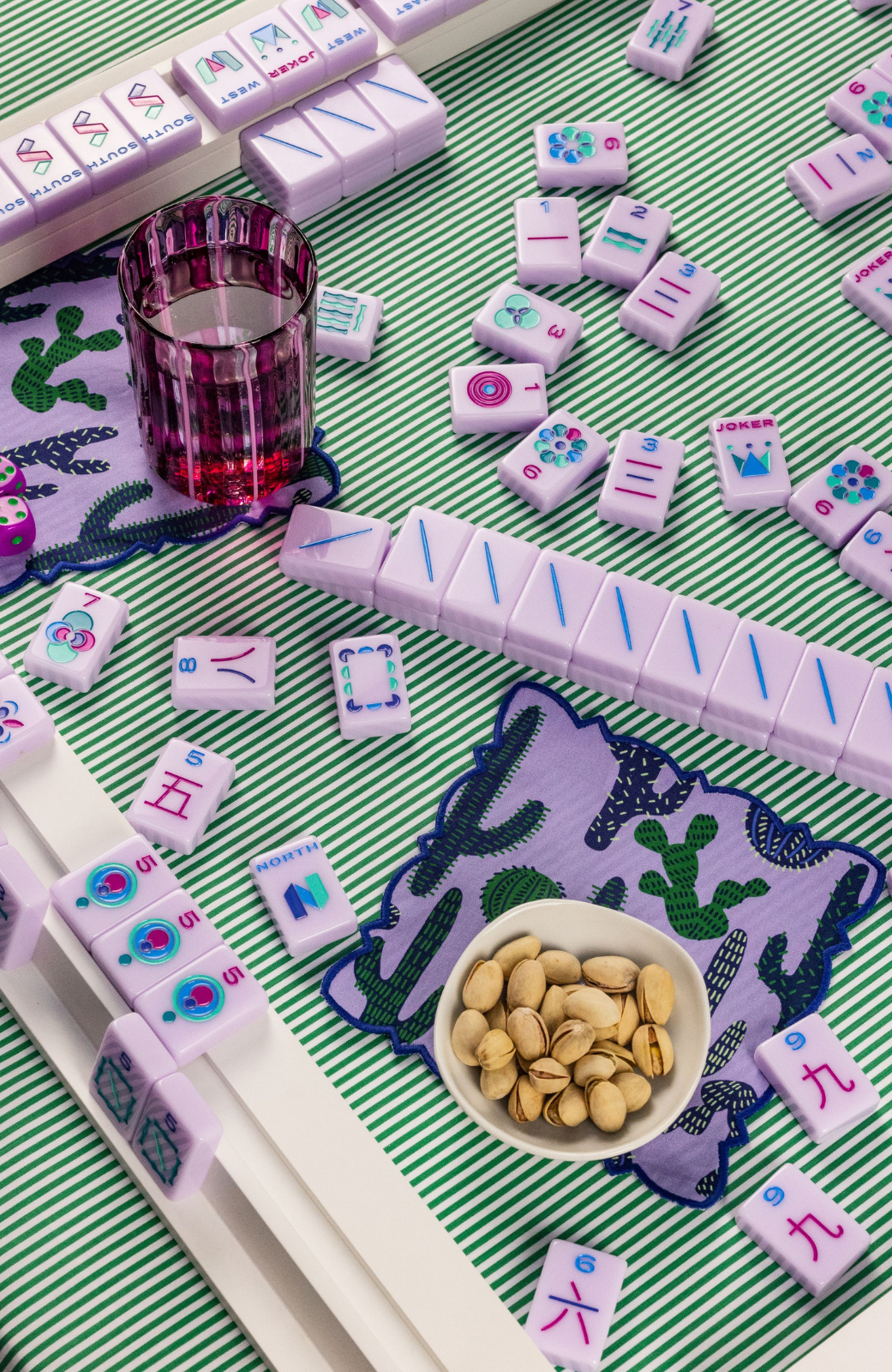 TML x Pearl by Lela Rose Cocktail Napkins (Cactus)