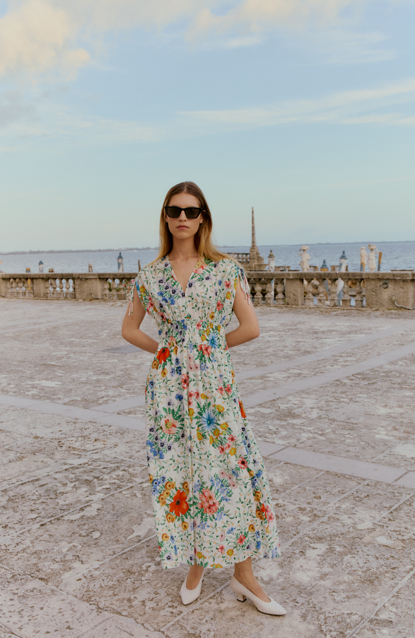 Wildflower Voile Midi Dress