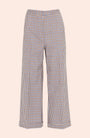 Checked Wool Cuffed Casey Pant