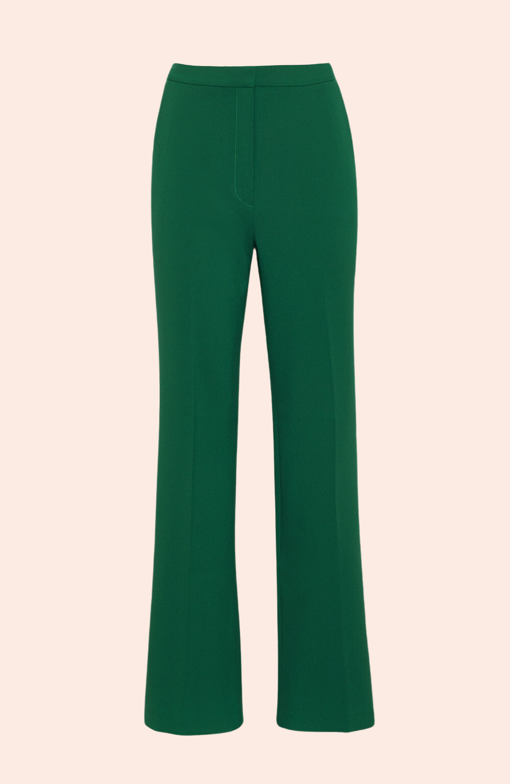 Stretch Crepe Contrast Detail Pant