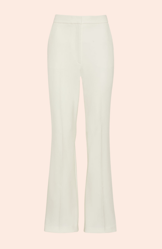 Stretch Crepe Contrast Detail Pant