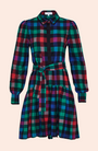 Plaid Flannel Shirt Dress