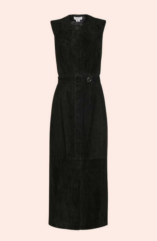 Suede Vest Dress