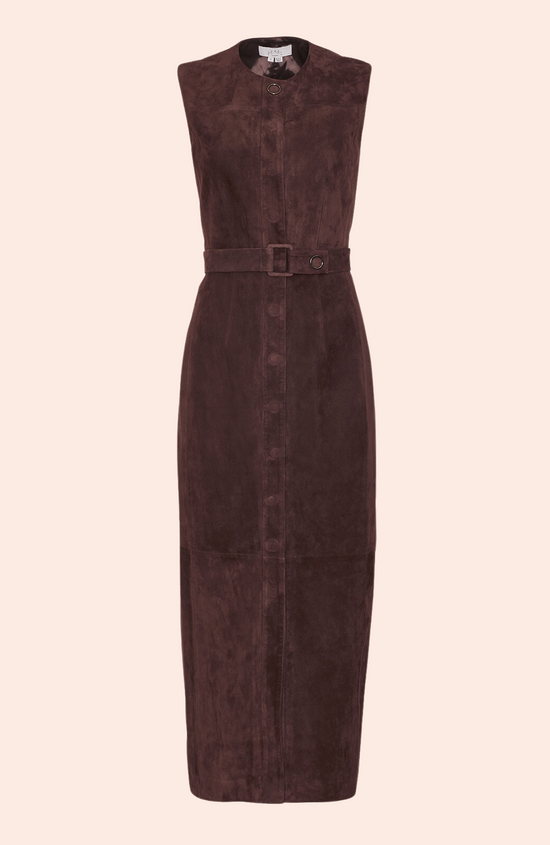 Suede Vest Dress