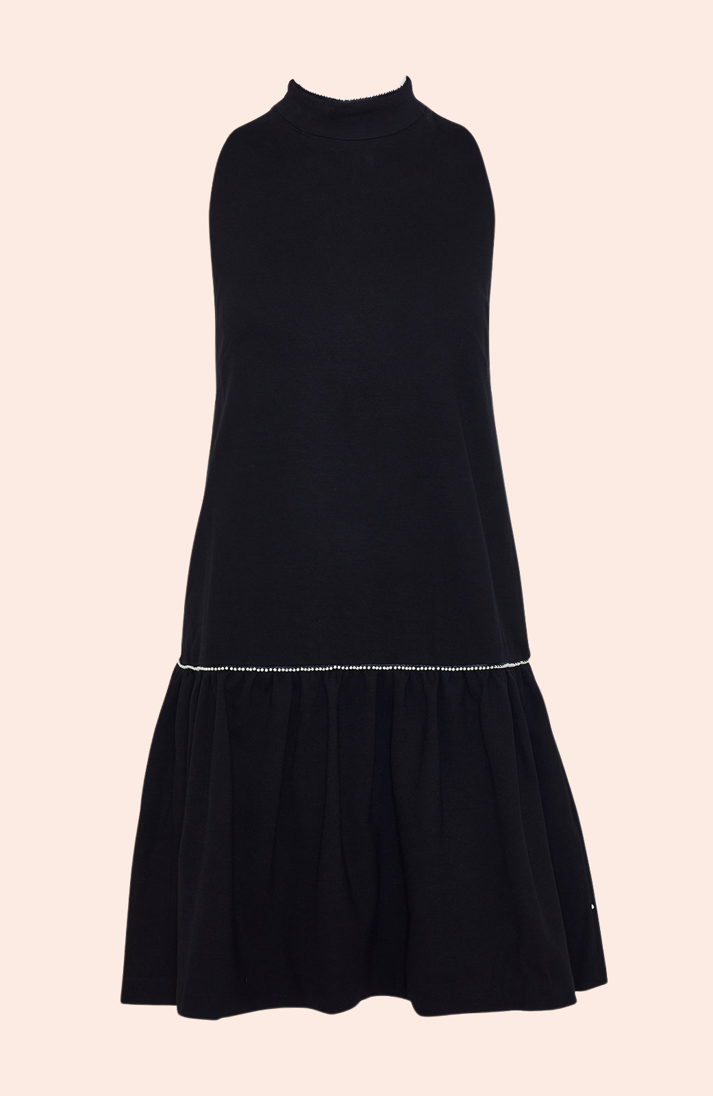 Ponte Pearl Detail Dress