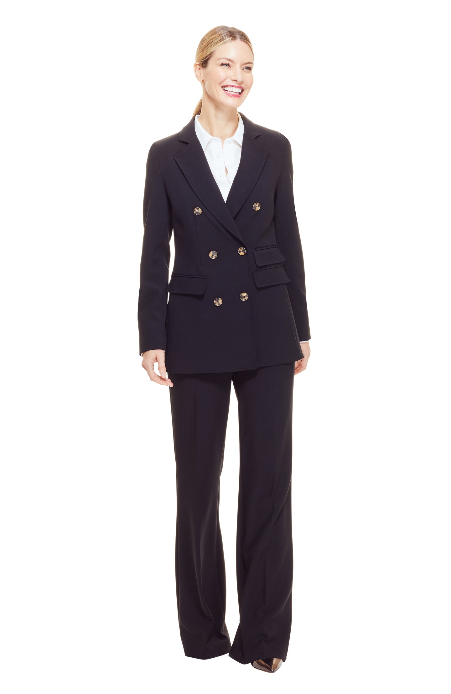 Stretch Crepe Blazer