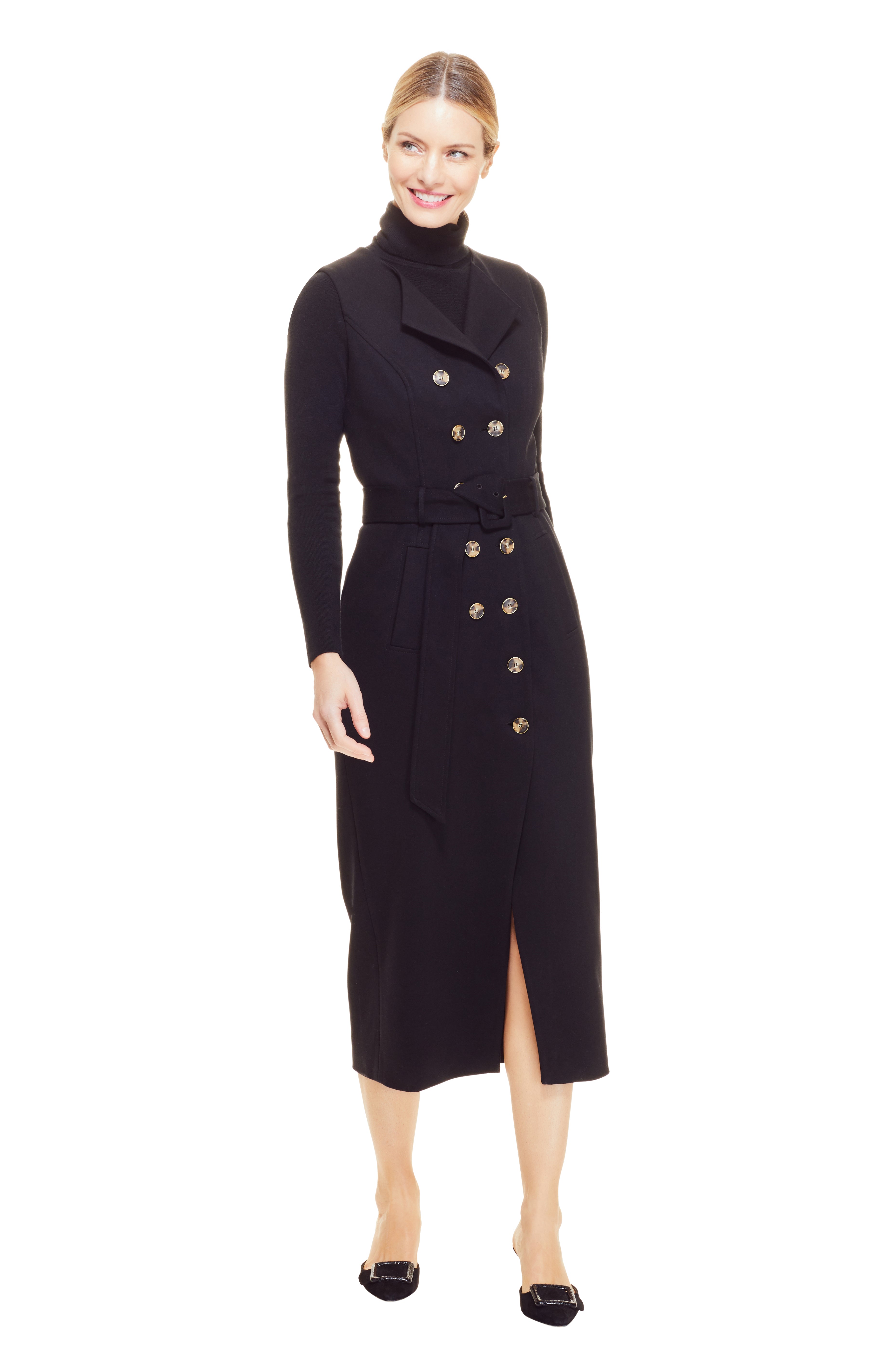 Knit Classic Turtleneck – Pearl by Lela Rose