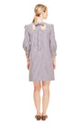 Checked Wool Full Sleeve Dress