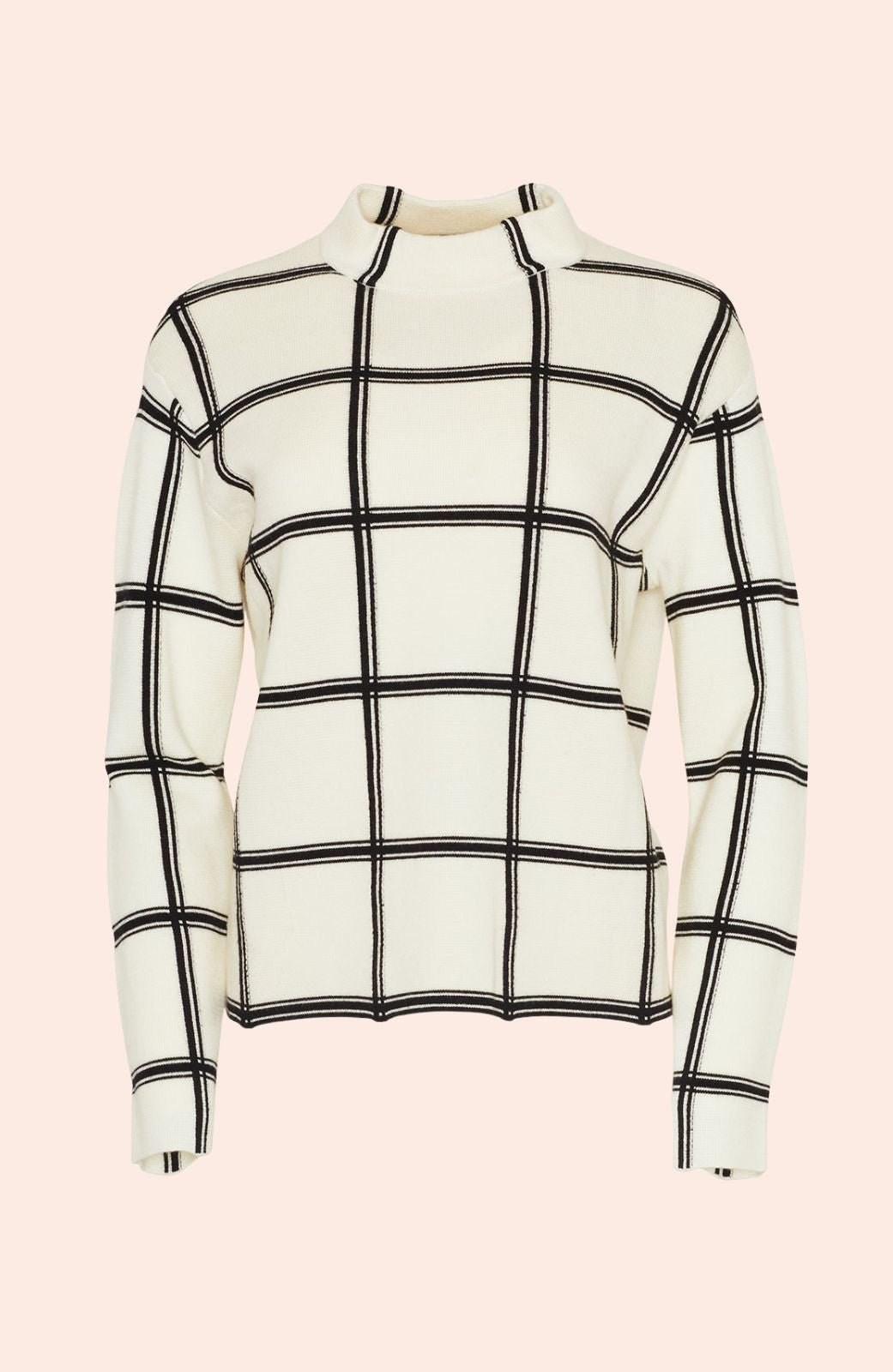 Oversized Plaid Sweater