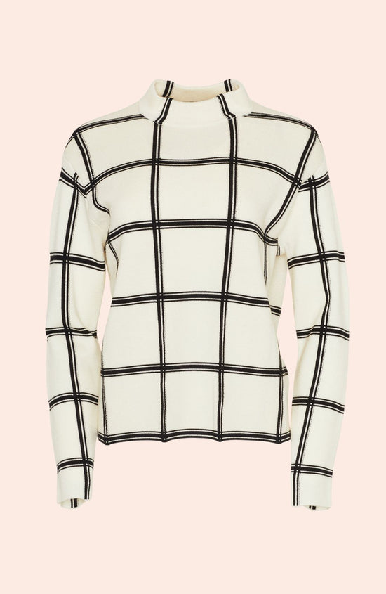 Oversized Plaid Sweater