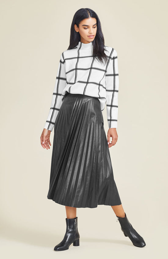 Oversized Plaid Sweater