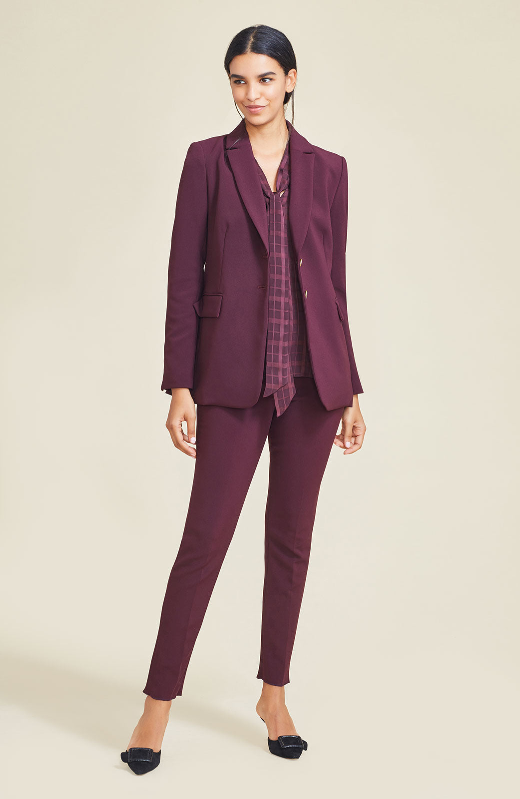 Stretch Crepe Susie Pant