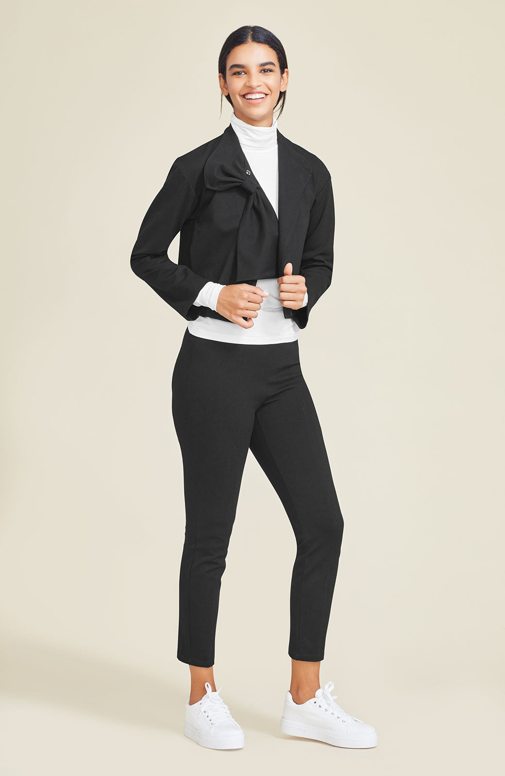 Ponte Bow Detail Jacket