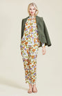 Floral Printed Crepe Erin Pant