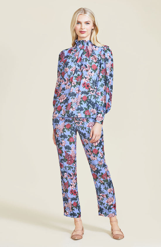 Floral Printed Crepe Erin Pant