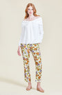 Floral Printed Crepe Erin Pant