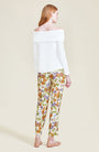 Floral Printed Crepe Erin Pant