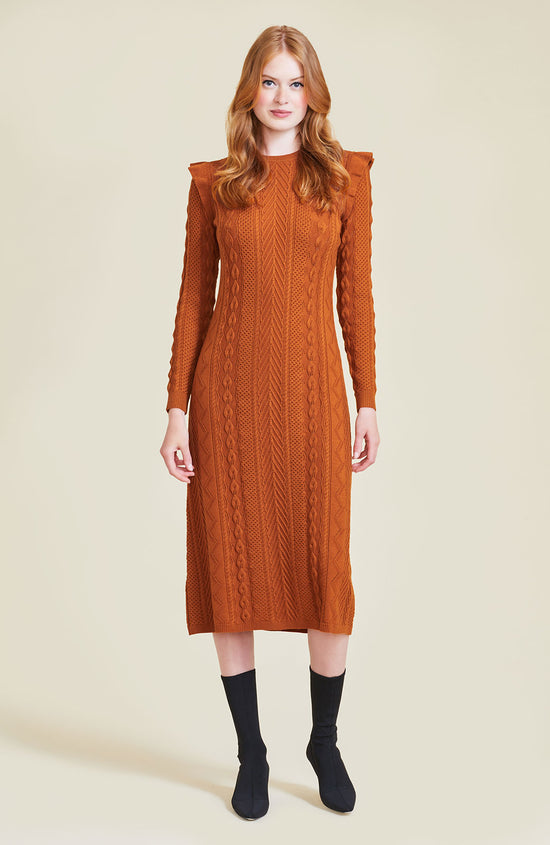 Pointelle Knit Dress