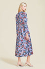 Floral Printed Crepe Midi Dress