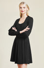 Ponte Square Neck Dress