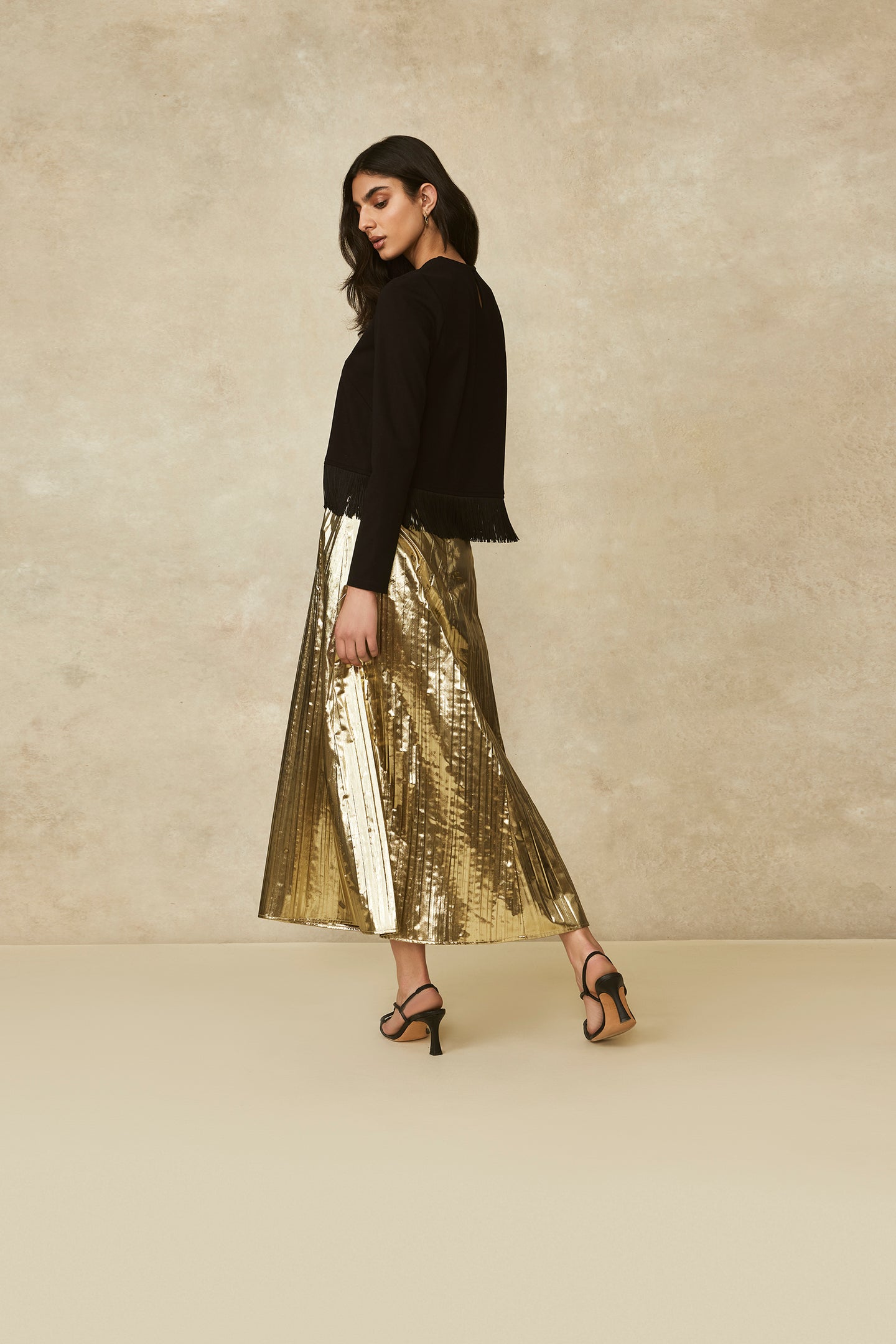 Ponte Fringe Detail Top