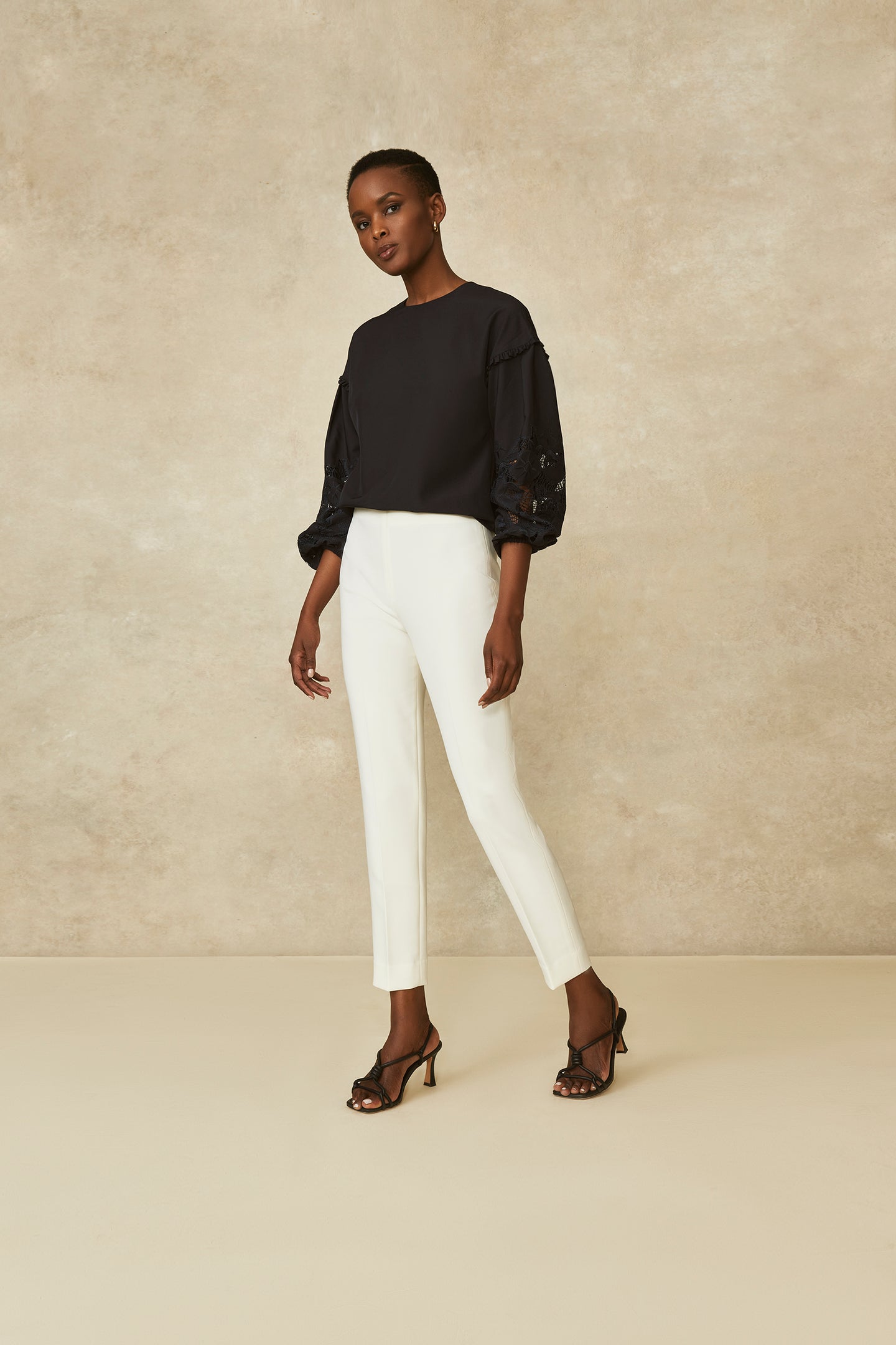 Floral Embroidered Cotton Full Sleeve Top