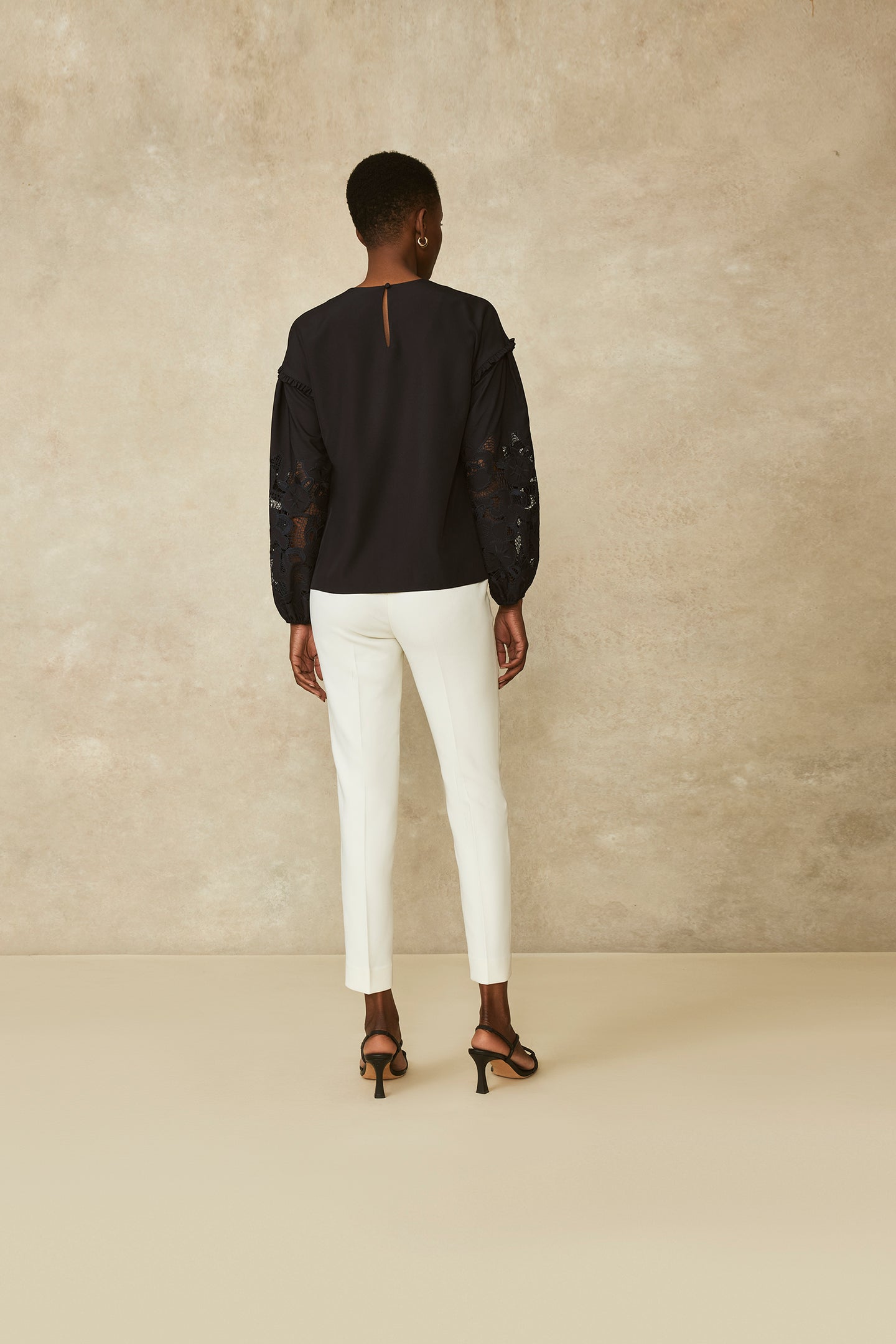 Floral Embroidered Cotton Full Sleeve Top