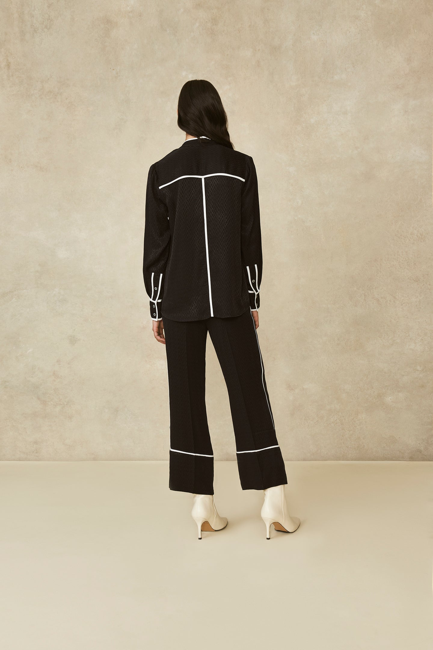 Equestrian Jacquard Tipped Pant